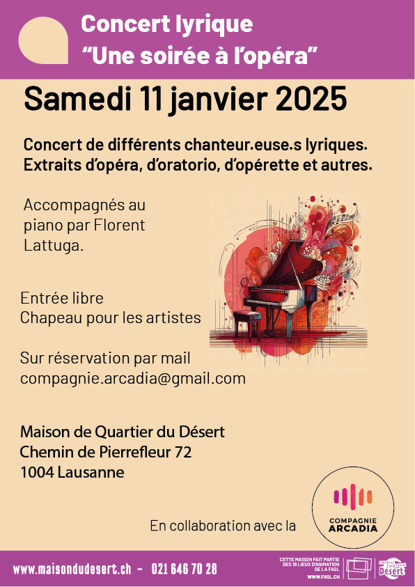 Concert de récolte de fonds